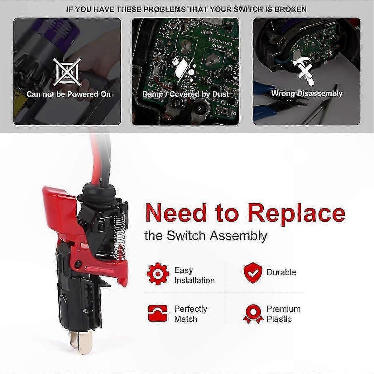 Durable Red Trigger Switch for V10 SV12