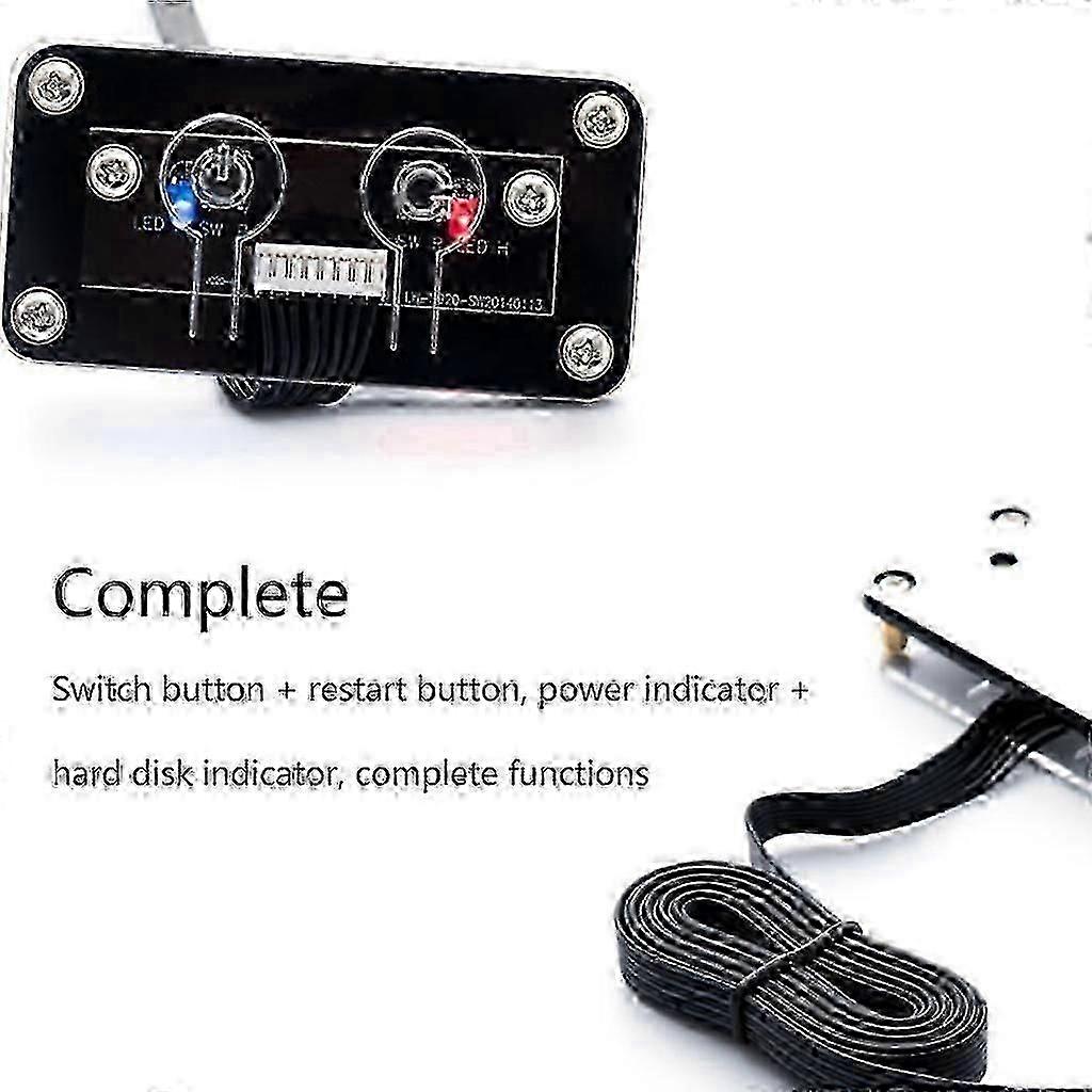 Desktop Computer Switch External Power Switch PC Compatible withCase Power Supply Button