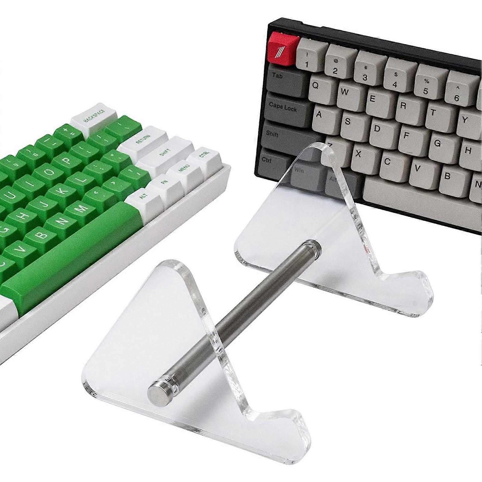 Space Saving Computer Keyboard Stand with Acrylic Tray Design
