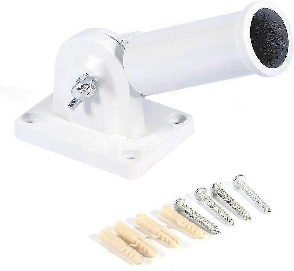 Adjustable Wall Mount Flag Pole Bracket Holder Bracket Flag Stand with Screws
