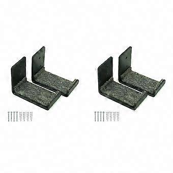 Wall Mount Storage for 4X Minimalist Snowboard and Surfboard Display Racks