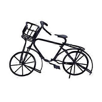 1:12 Metal Dollhouse Bike Black