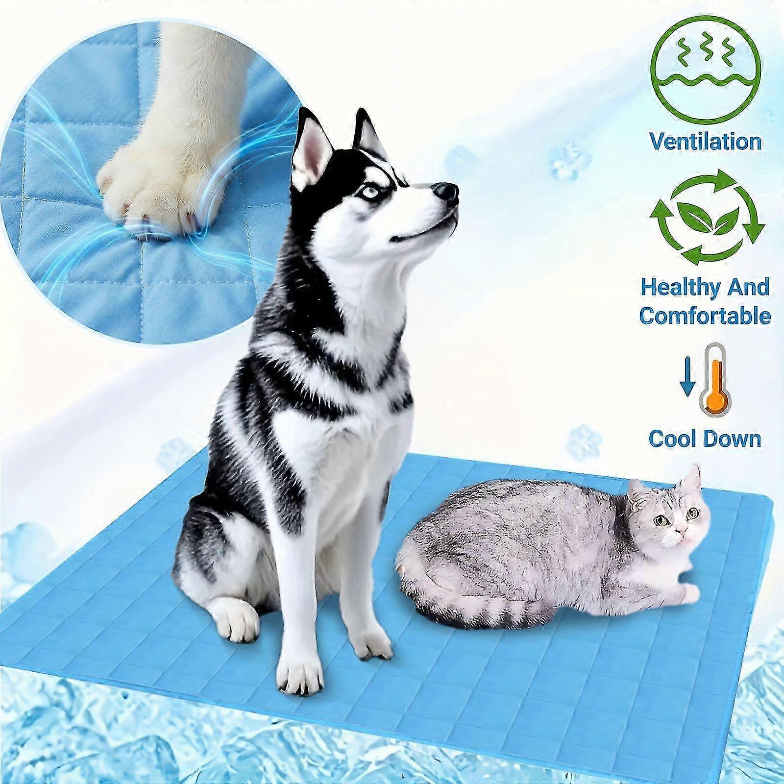 Diamond-Quilted Cooling Pet Pad