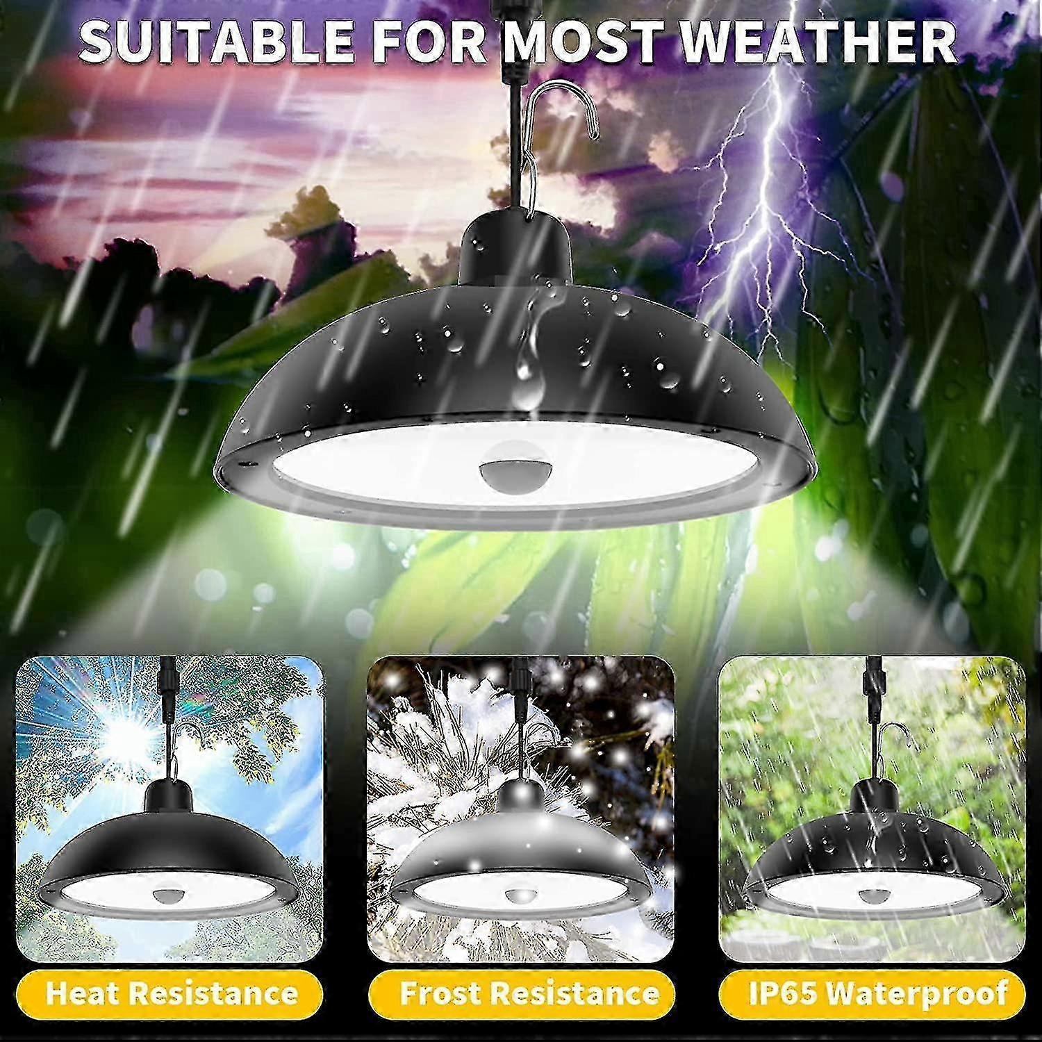 Outdoor Solar Light With Motion Sensor, Remote Control