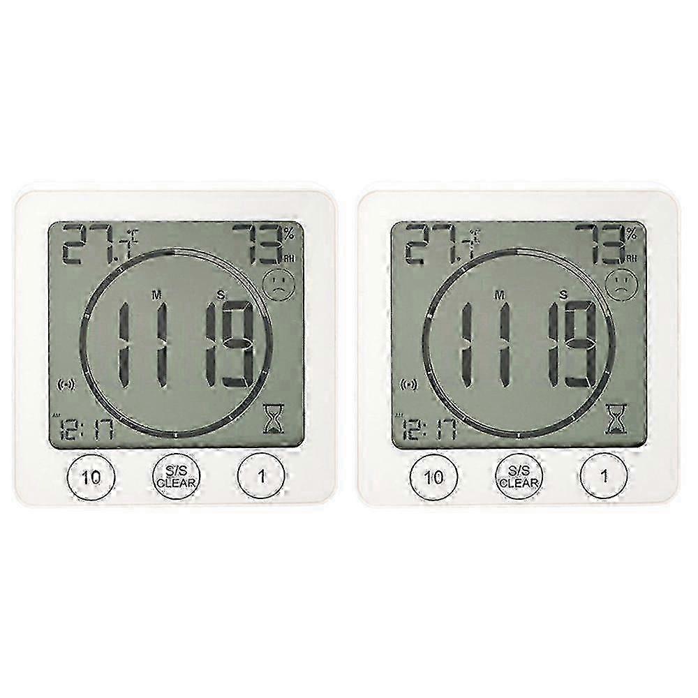 Waterproof Thermometer Hygrometer Clock