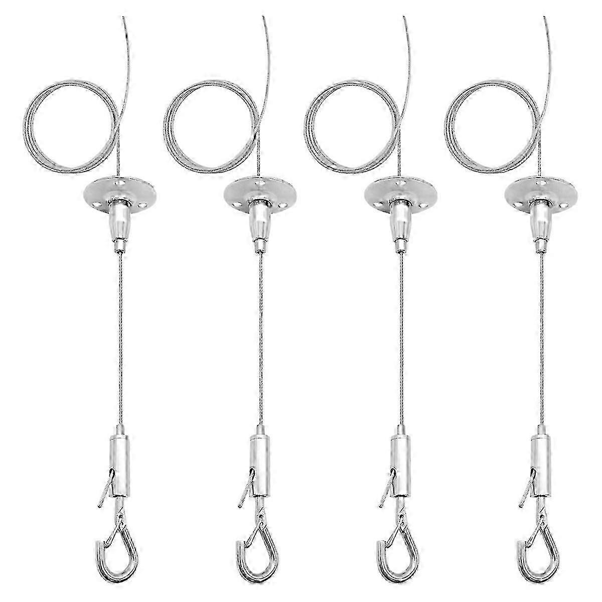 Stainless Steel Adjustable Hanging Cable 4 Pack