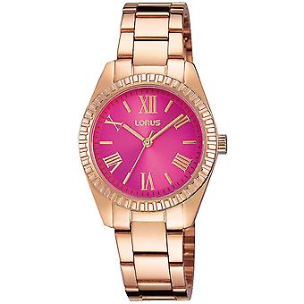 Lorus dames Quartz analoge vrouwen horloge met roestvrijstalen armband verguld RG230KX9