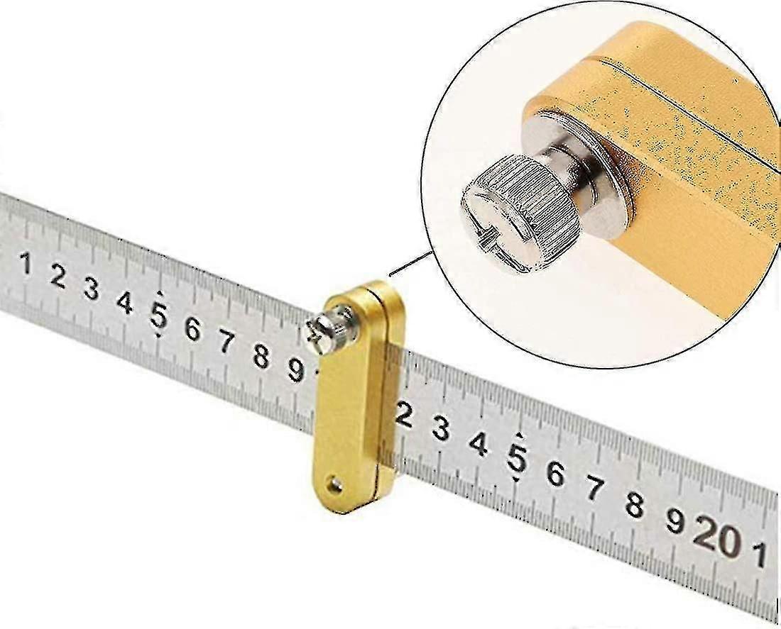 Ruler Positioning Block, Woodworking Parallel Line Ruler, Locator Marker Ruler
