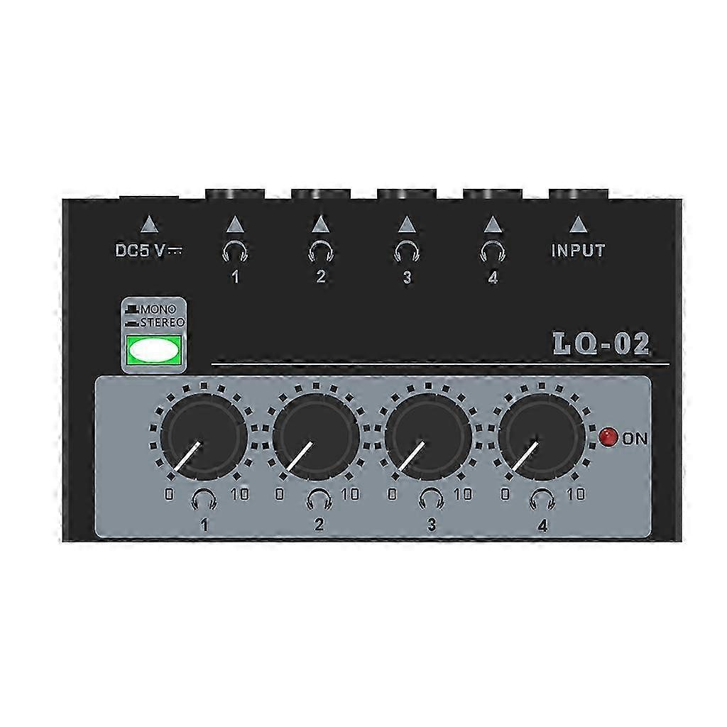 4-Channel Metal Audio Mixer