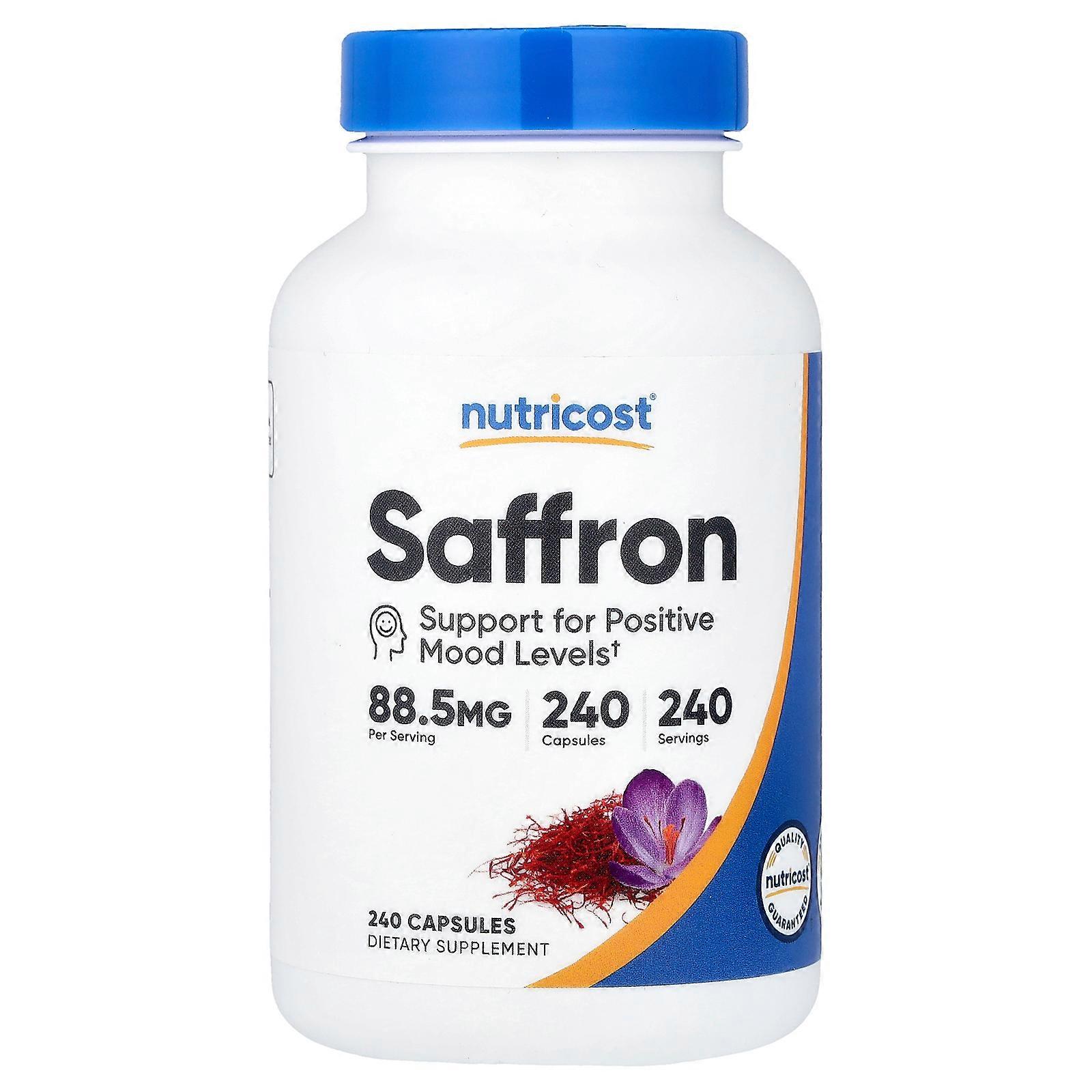 Nutricost, Saffron, 88.5 mg , 240 Capsules