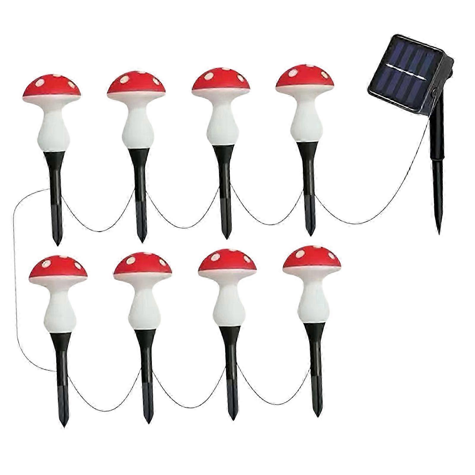 Outdoor Solar Mushroom Light Set
