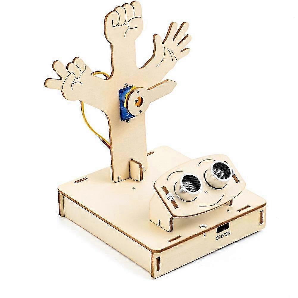 Wooden STEM Rock Paper Scissors Kit