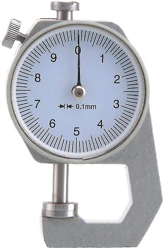 デジタル厚さゲージ、ラウンドダイヤル、0.01mm、紙、革、板金の精度