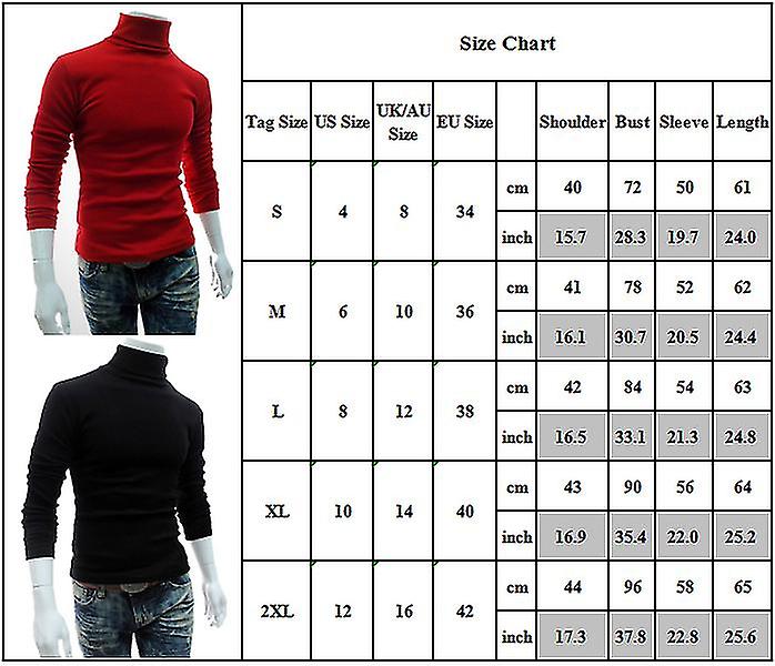 8 Farben Herren Rollkragen Pullover Pullover Slim Top Basic Unterpullover @bugu