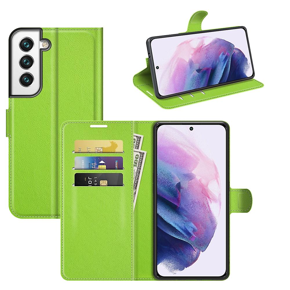 For Samsung S22 Litchi Texture Flip Protective TPU Case