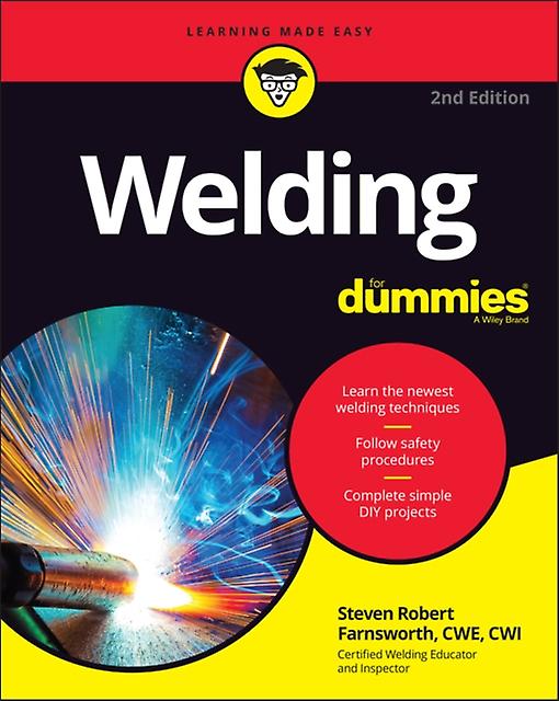 Welding For Dummies by Steven Robert Farnsworth Paperback Book