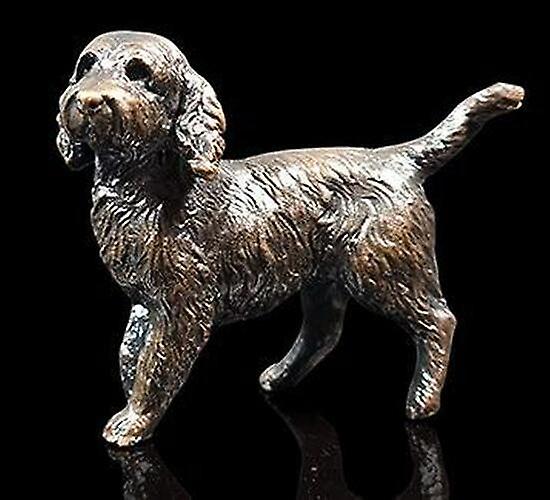 Cockapoo Bronze Figurine Figurine