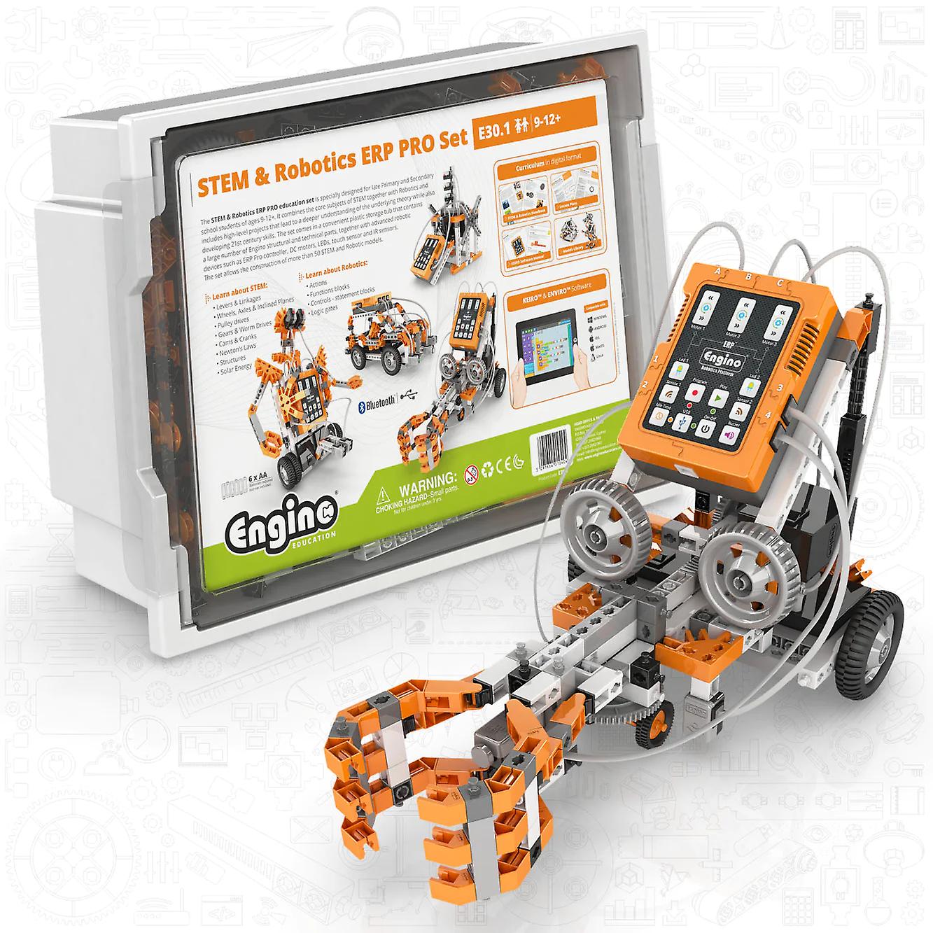 Engino Stem & Robotics Pro Set With Rechargeable Battery