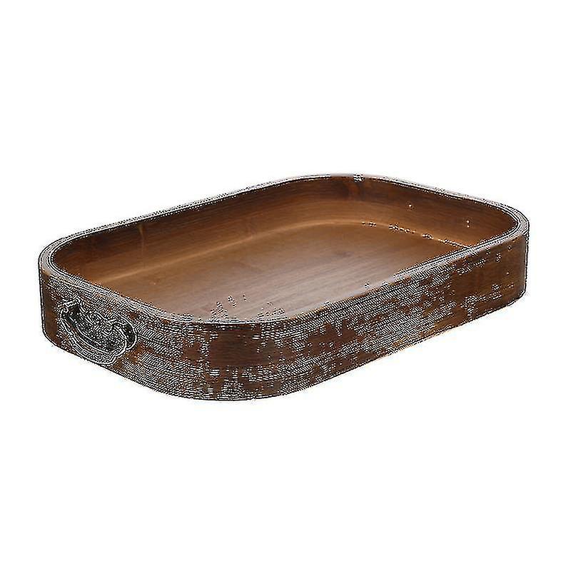33x23x5cm منصات مستطيلة ومنصات تحميل الخيزران الغذاء تقديم صينية المنزلية الخيزران لوحة الغذاء