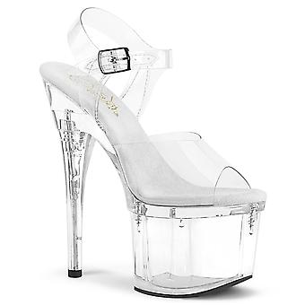 Pleaser Damen Sandalen Esteem-708 Clr/clr