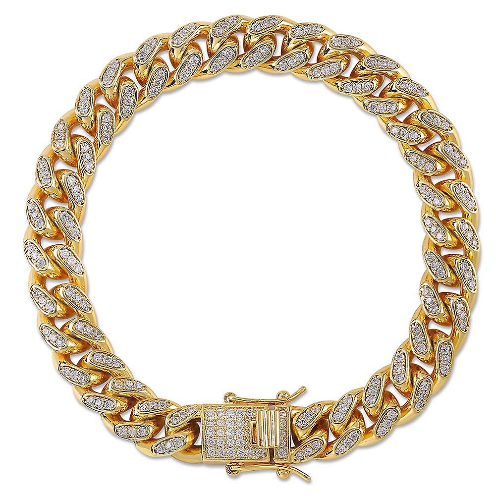 Bracciale da uomo con zircone