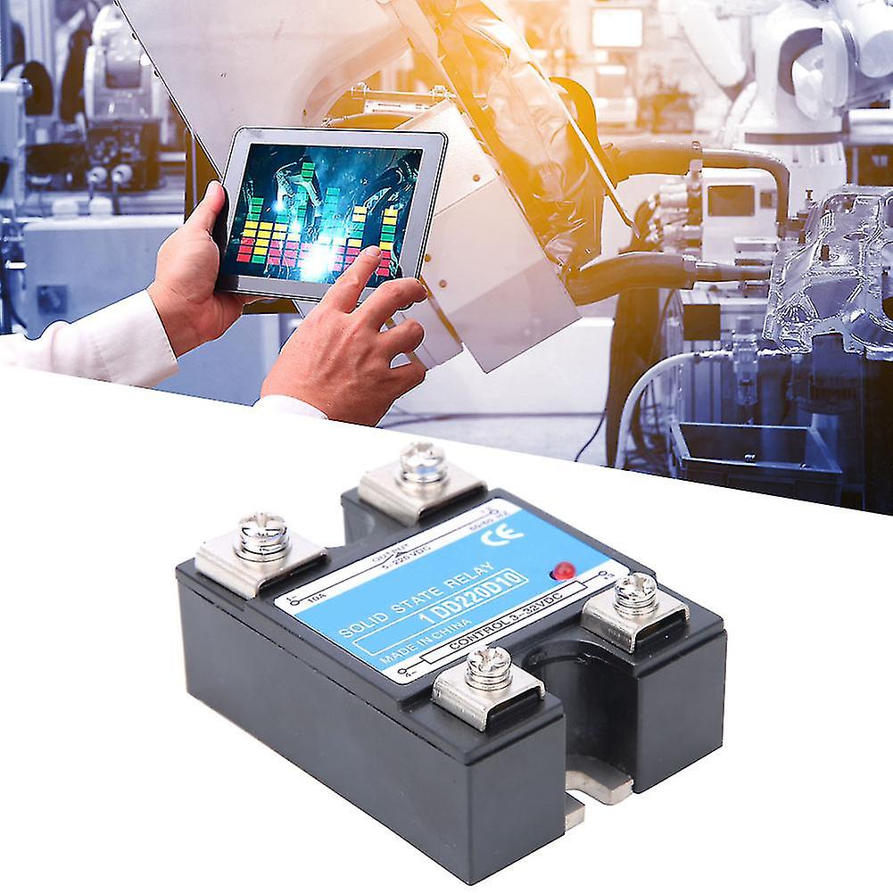 DC DC SSR Solid State Relay Input 3-32V DC Load 5-220V DC Control Relay (10A)