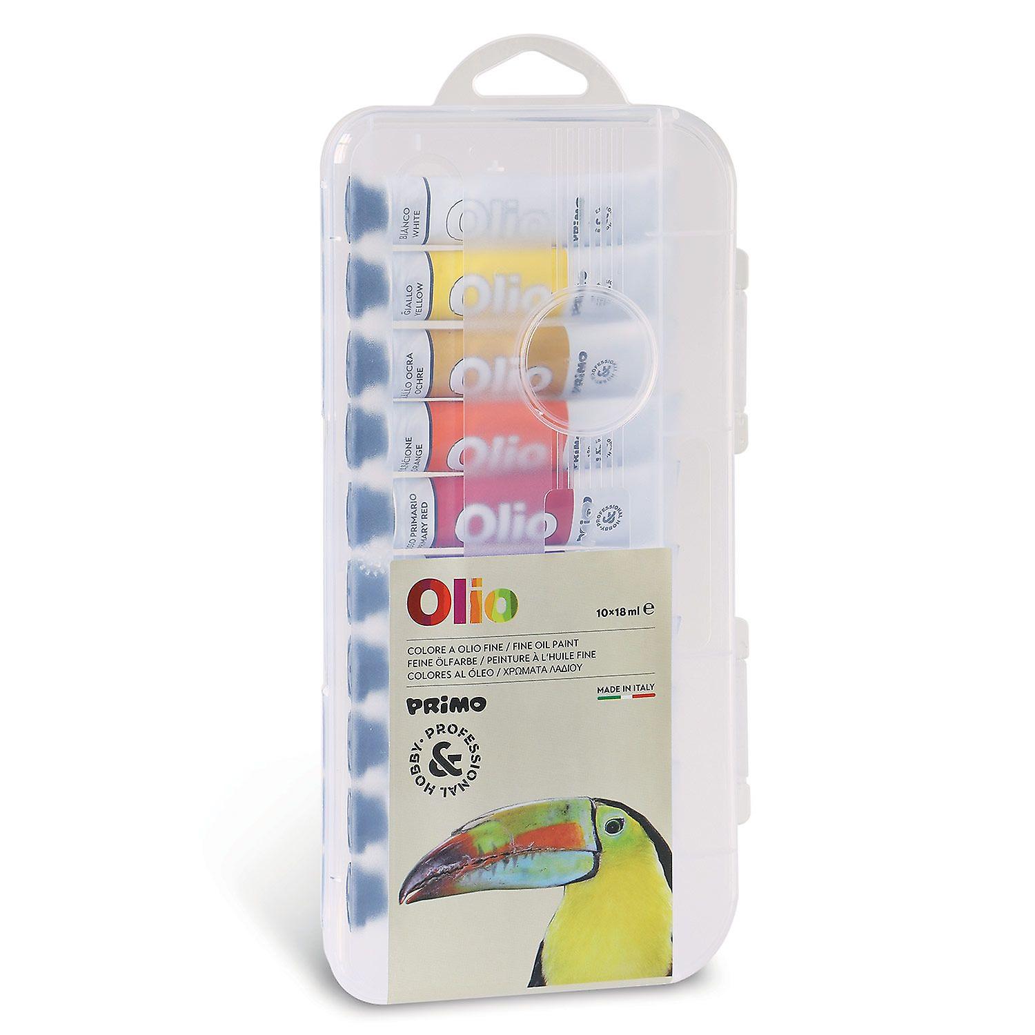 10 tubes of oil paint 18 ml