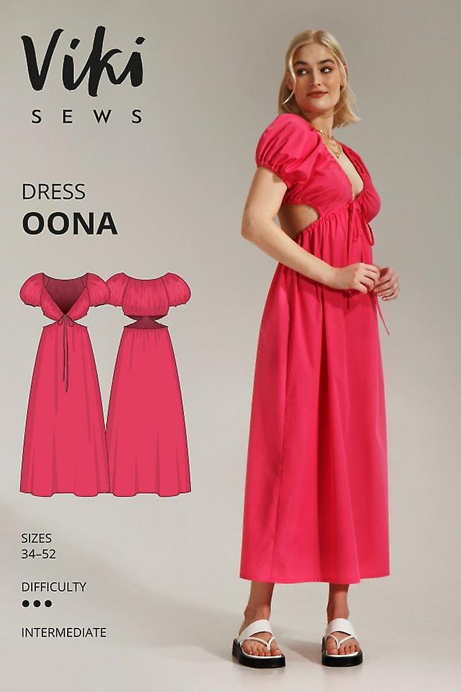 Vikisews 纸质缝纫图案 Oona 连衣裙