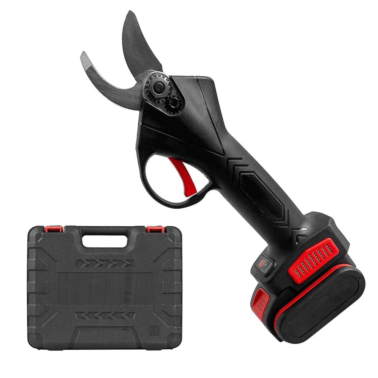 36V Cordless Electric Pruning Shears Portable Garden Shears Tree Trimmer Branch Cutter with Lithium