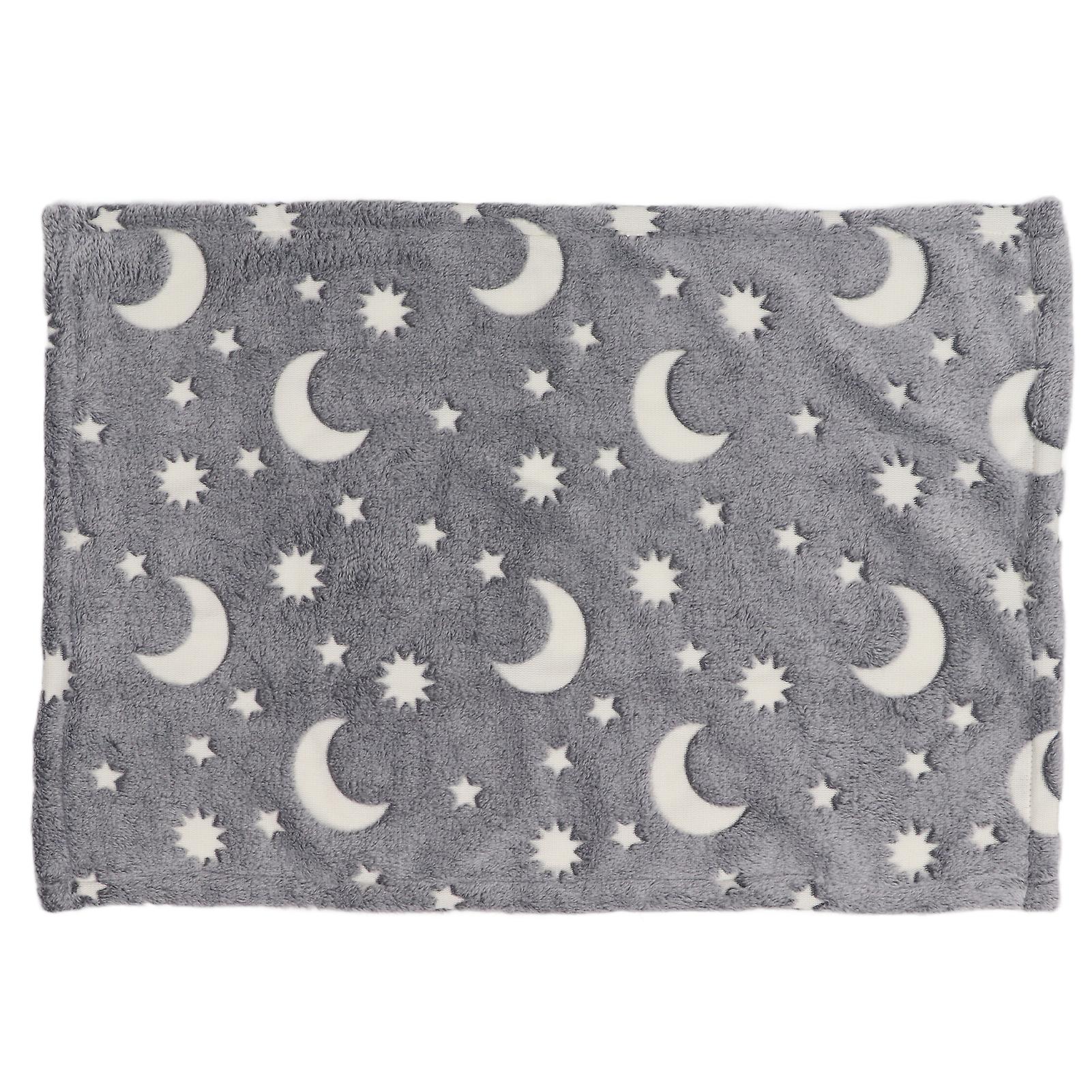 Glow in The Dark Throw Blanket Soft Comfortable Breathable Flannel Dog Blanket for Cats and Dogs100 X 80cm