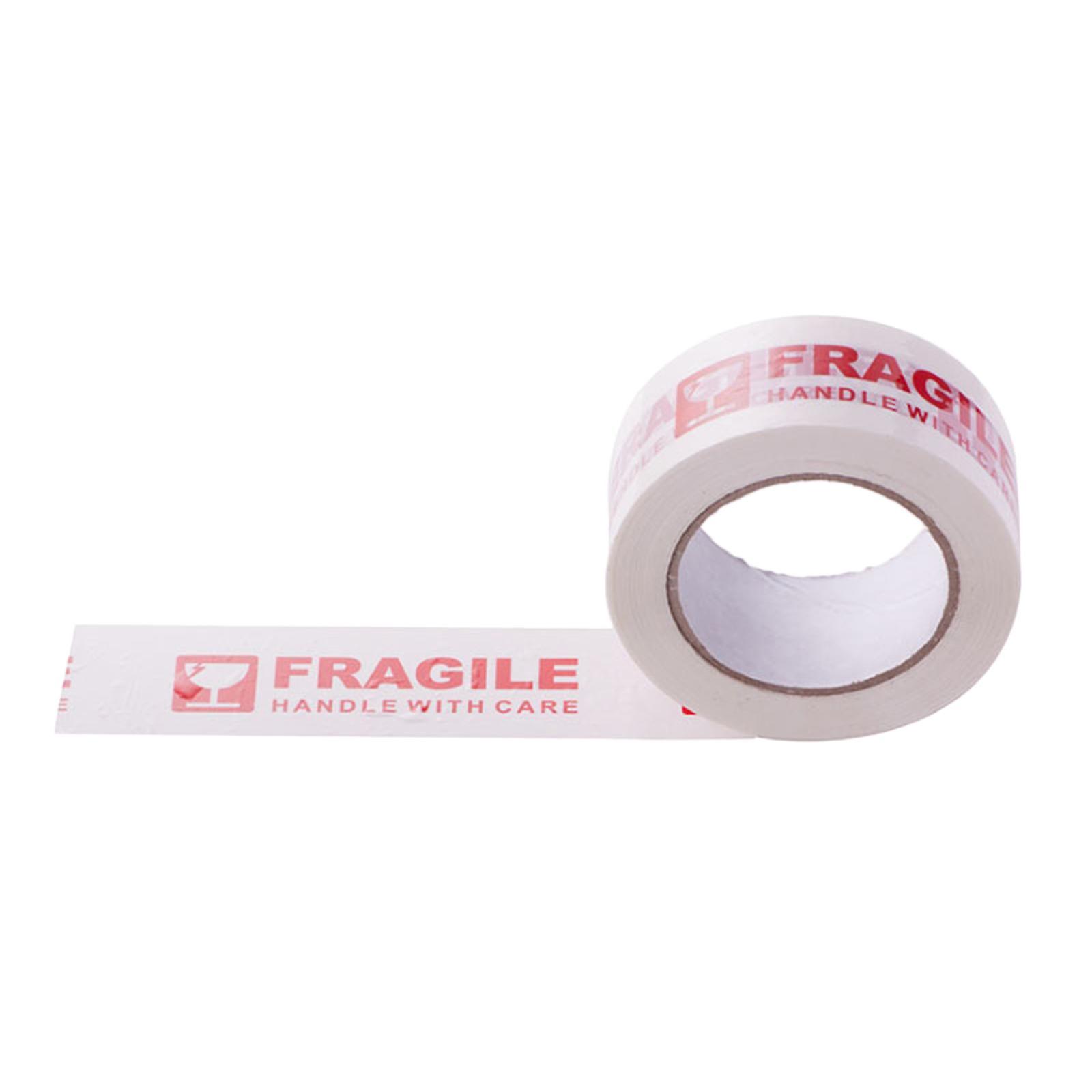 2"x72 Yards Red Fragile Handle with Care Packing Shipping Box Sealing Tape