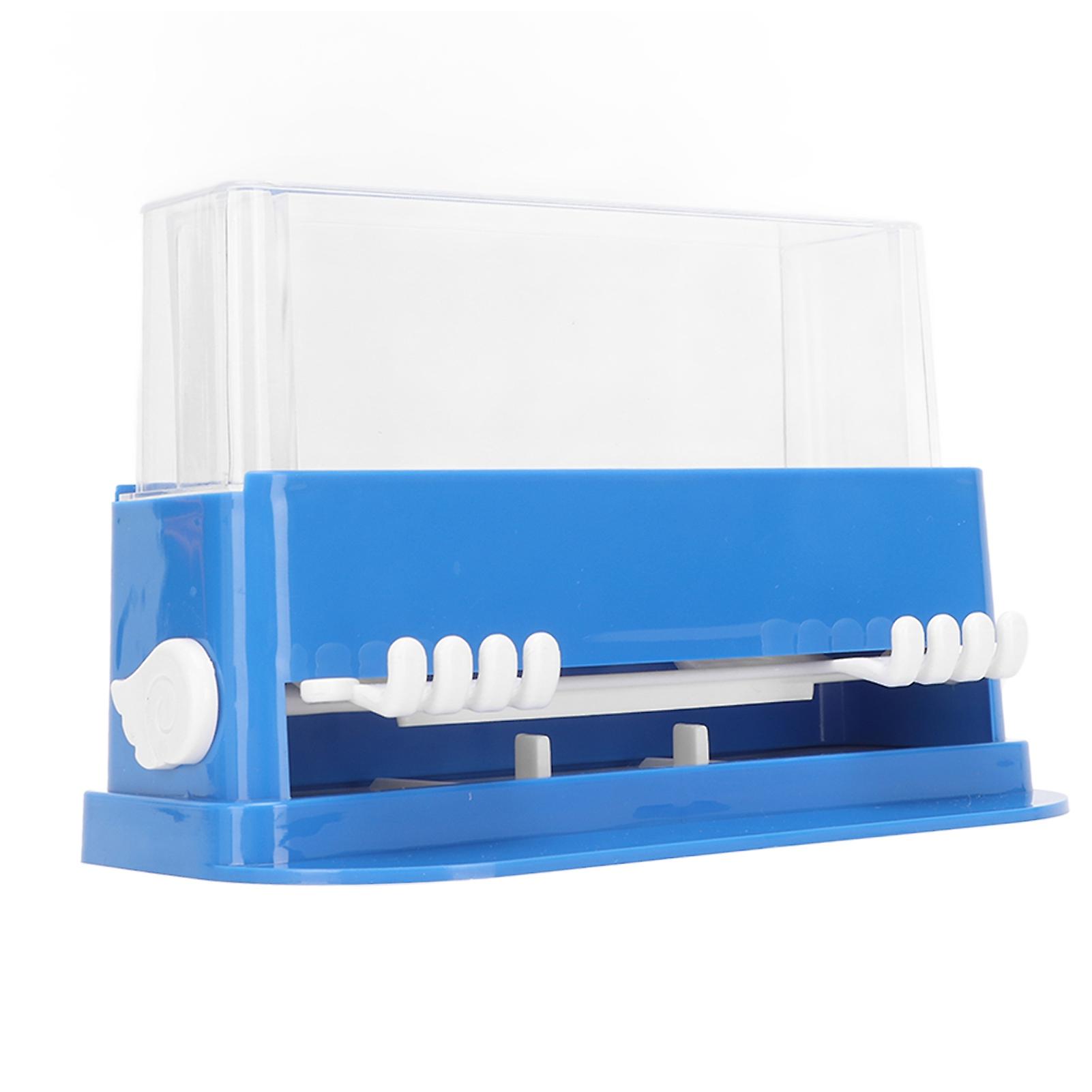 Dental Micro Applicator Dispenser Compact Convenient Large Capacity Dental Cotton Tip Box Blue