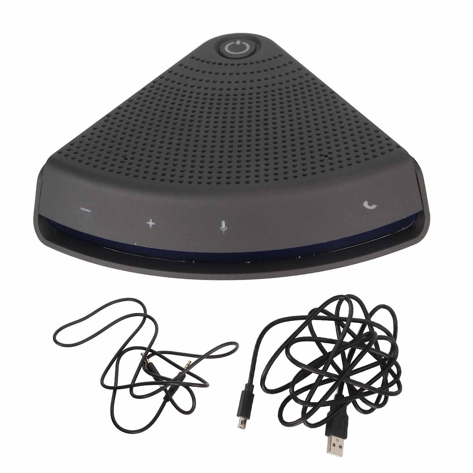 Omnidirectional Conference Microphone: Noise-Reducing, USB/Bluetooth Compatible for Windows