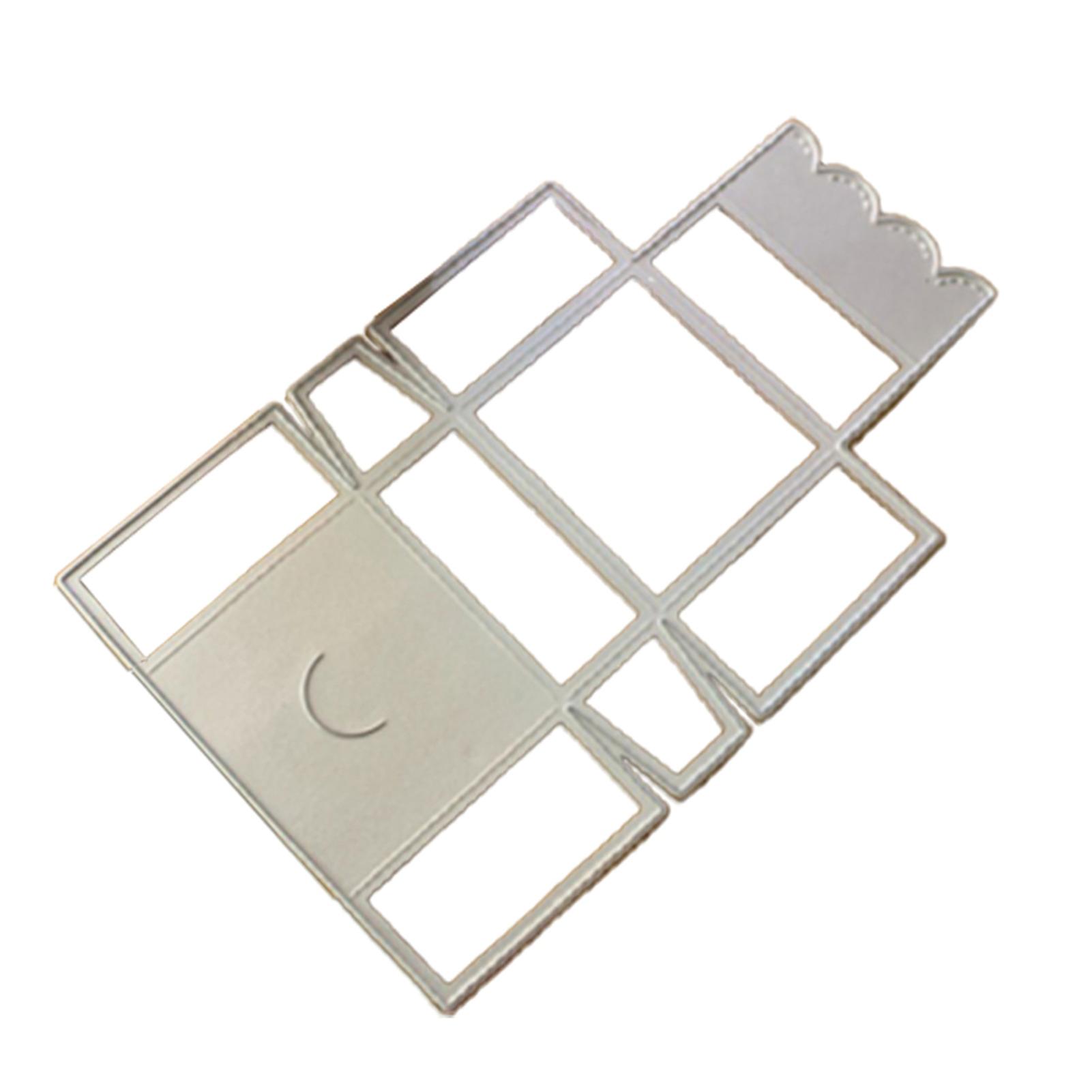 Gifting Box Cutting Dies Stencil Metal Candy Folding Box Embossing Punch Template for DIY Paper