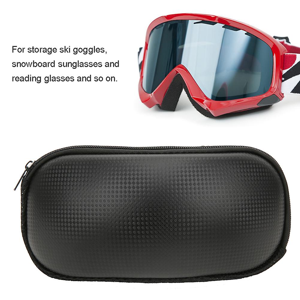 Portable Ski Snow Goggle Protector Fashionable Carrying Case Box Hard Case with Zipper