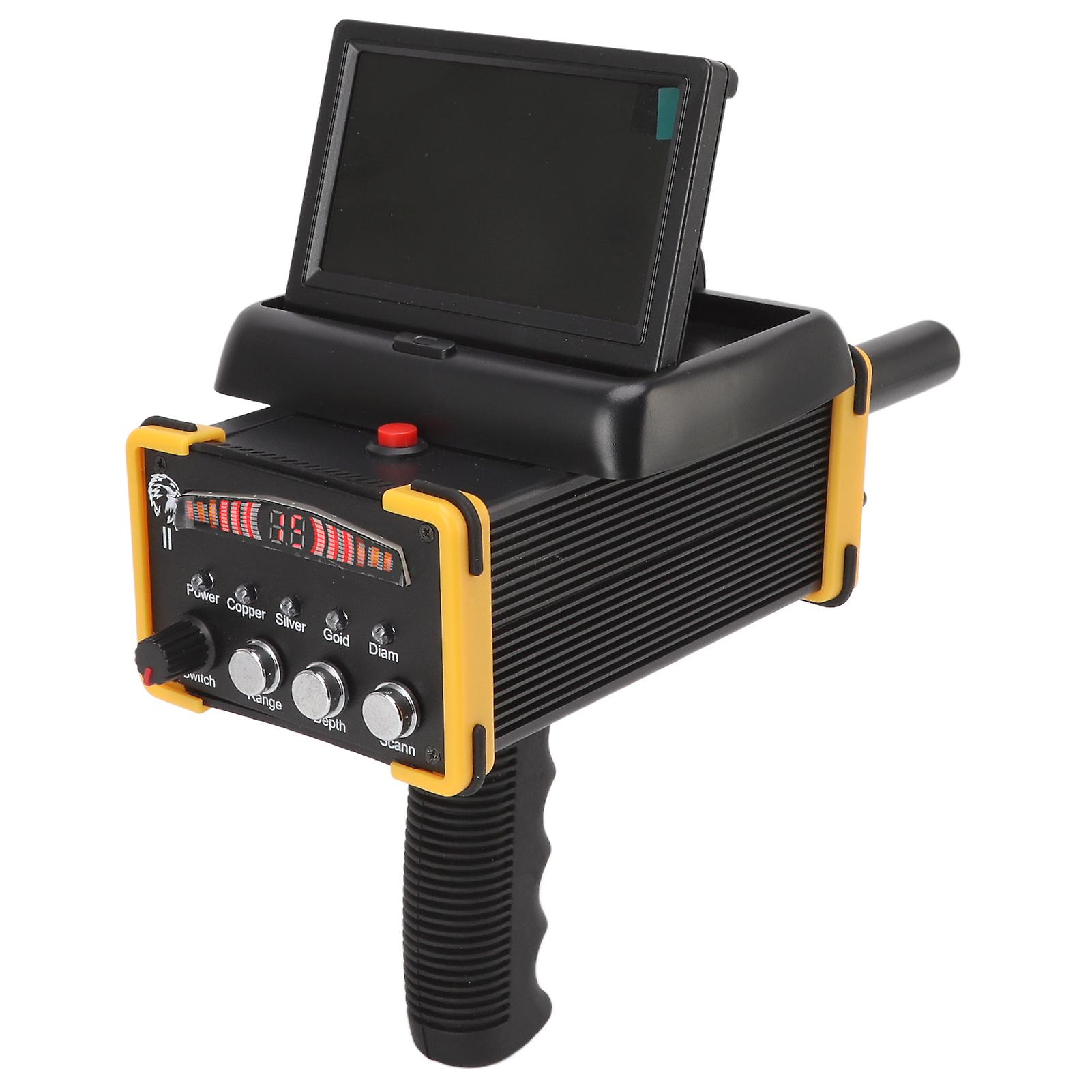 GR9000 Metal Detector 30m Depth 1000m Range Folding Screen US Plug