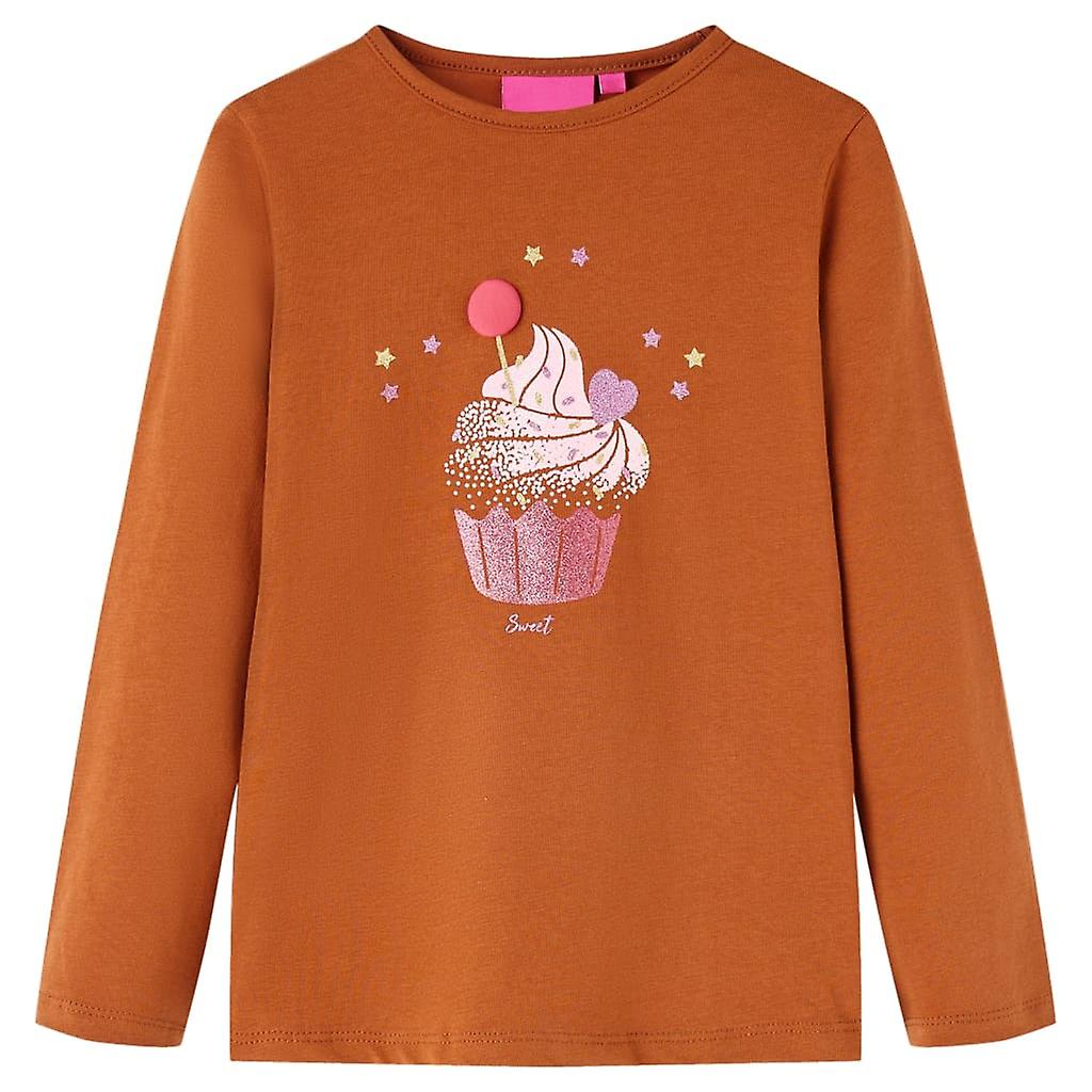 Kinder-Langarmshirt Cognac 92, SKU: 14049