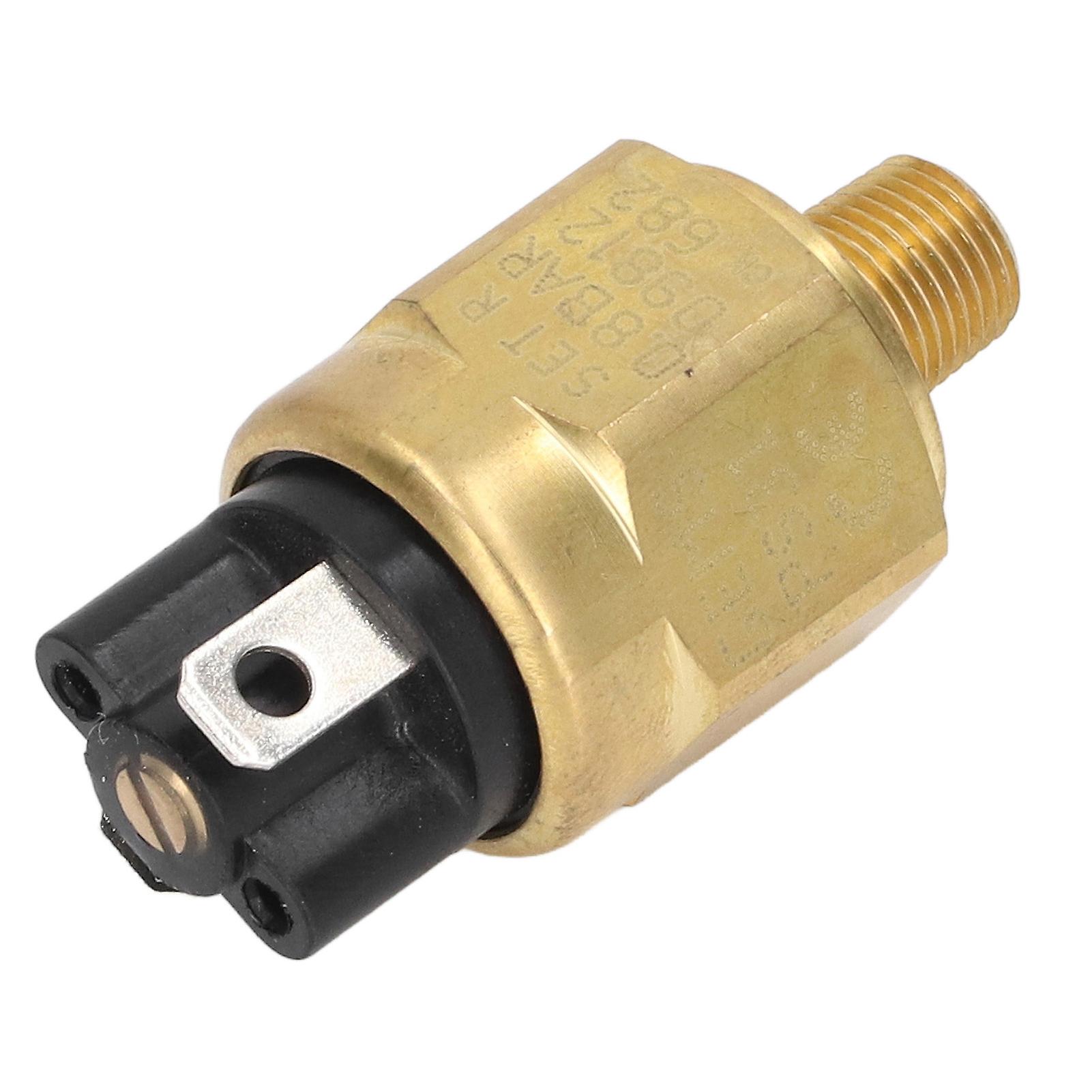 Excavator Pressure Switch Brass Standard Precise High Sensitivity Excavator Pressure Sensor for LiuGong 0.8 Bar