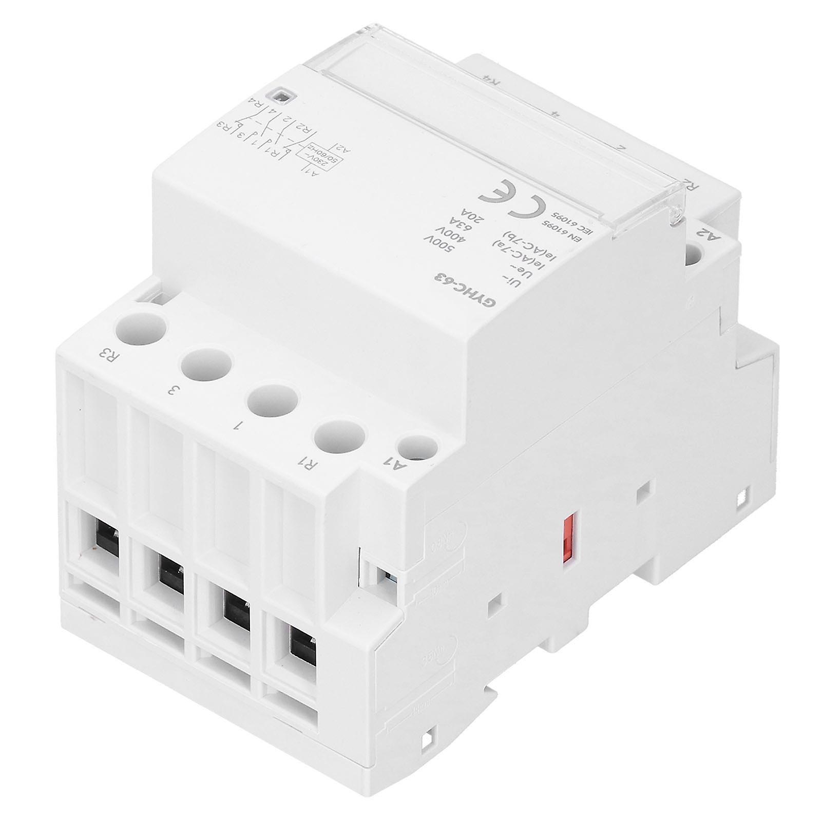Modular Contactor GYHC-63 4P 63A 230V 50Hz Portable Durable