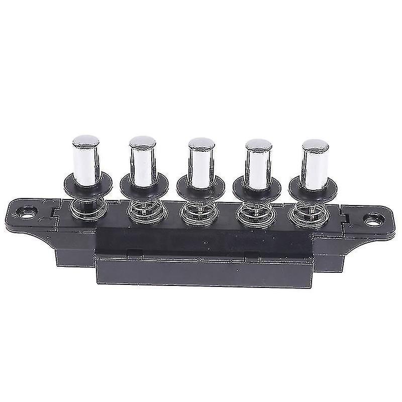 Five-position Plug-in Button Switch For Range Hood Five-position Silver Switch  Aike-yuyu