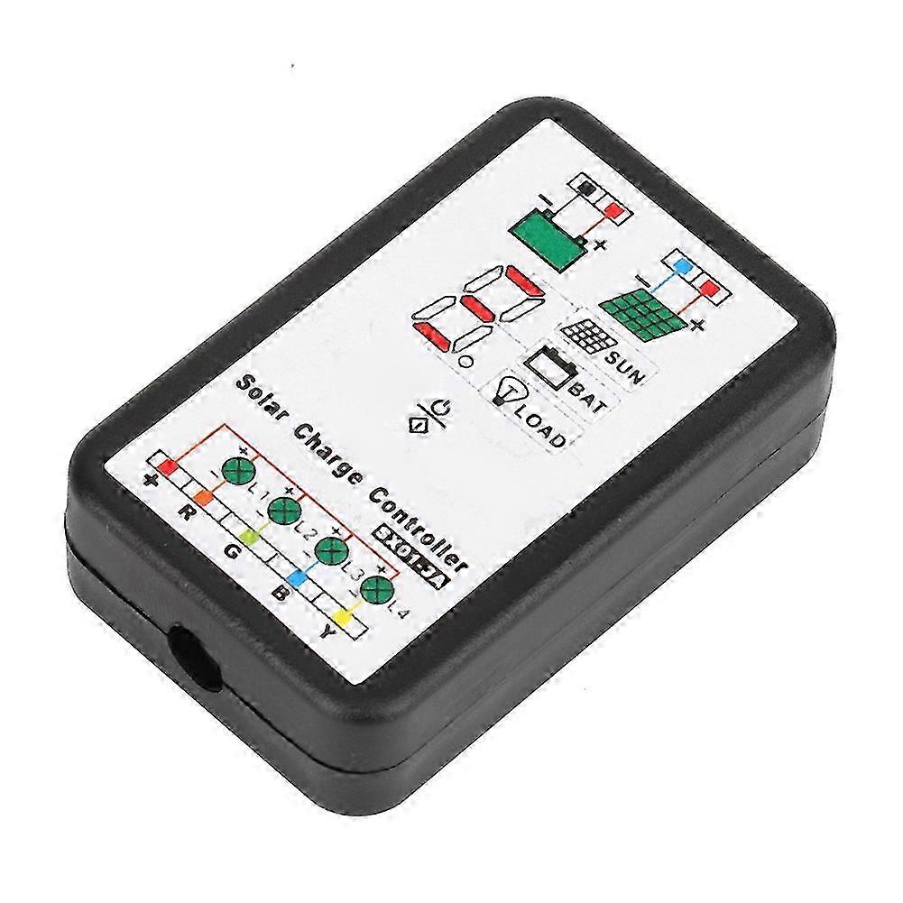 6V 12V PWM Solar Charge Controller Support for Lithium and Ni Mh Batteries