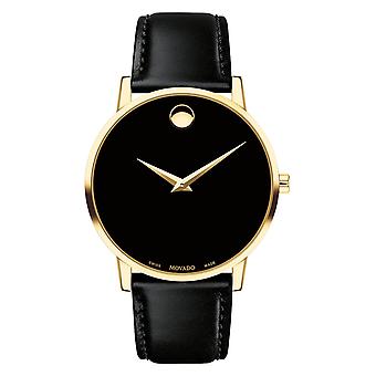 Movado museum women's watch Swiss Quartz Analog with Cowhide bracelet 607271