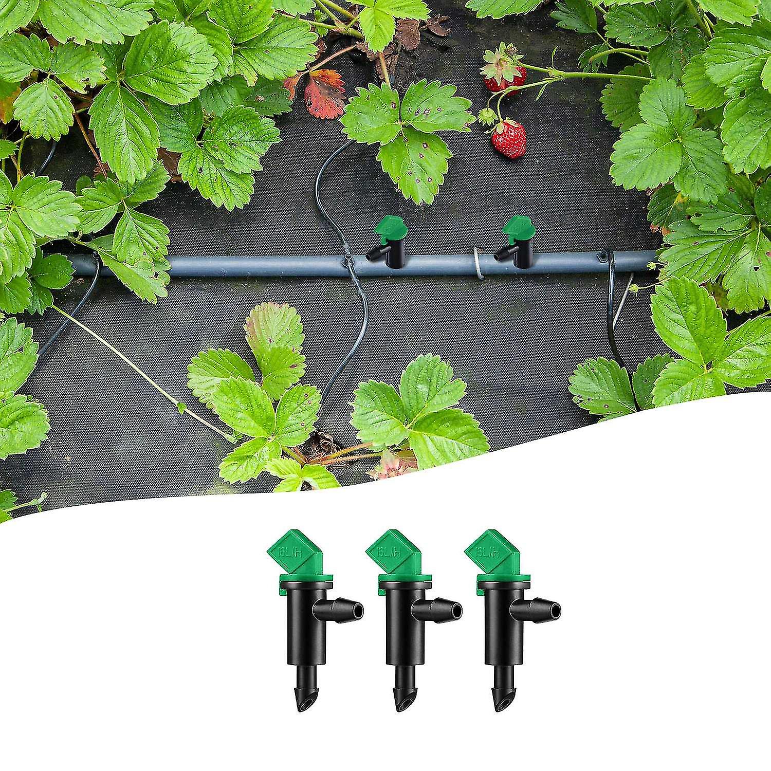 60 Émetteurs Goutte à Goutte 1 GPH (4L/h) - Noir, Pour Système D'Irrigation Jardin