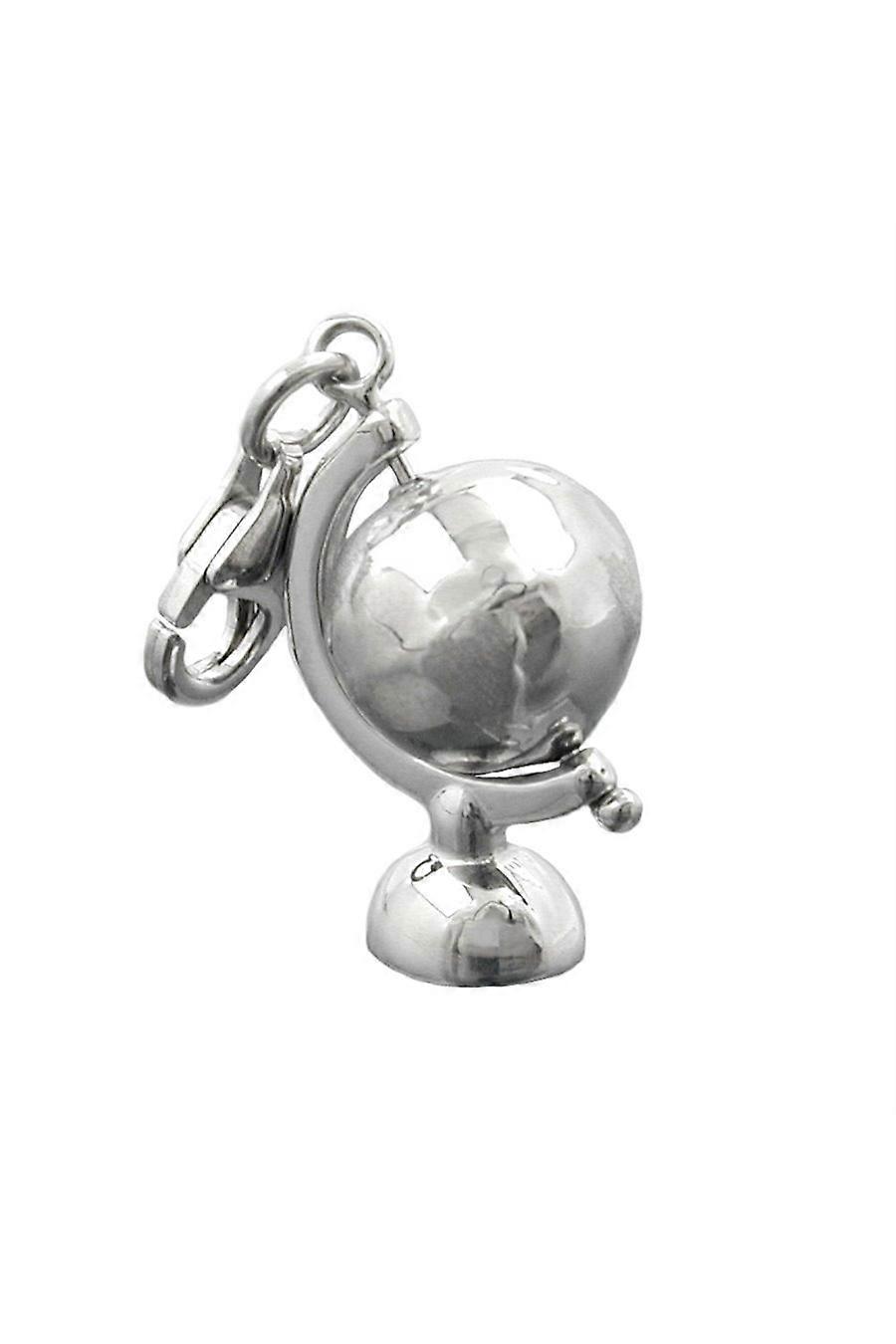 Pendant Charm Movable Globe Silver 925 - Gl93381