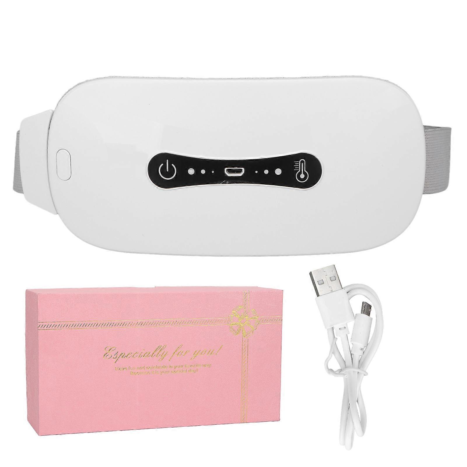 生理用ヒートパッド 3段階調節可能 生理痛対策 ヒートベルト ウエストサポート ヒートベルト ホワイト