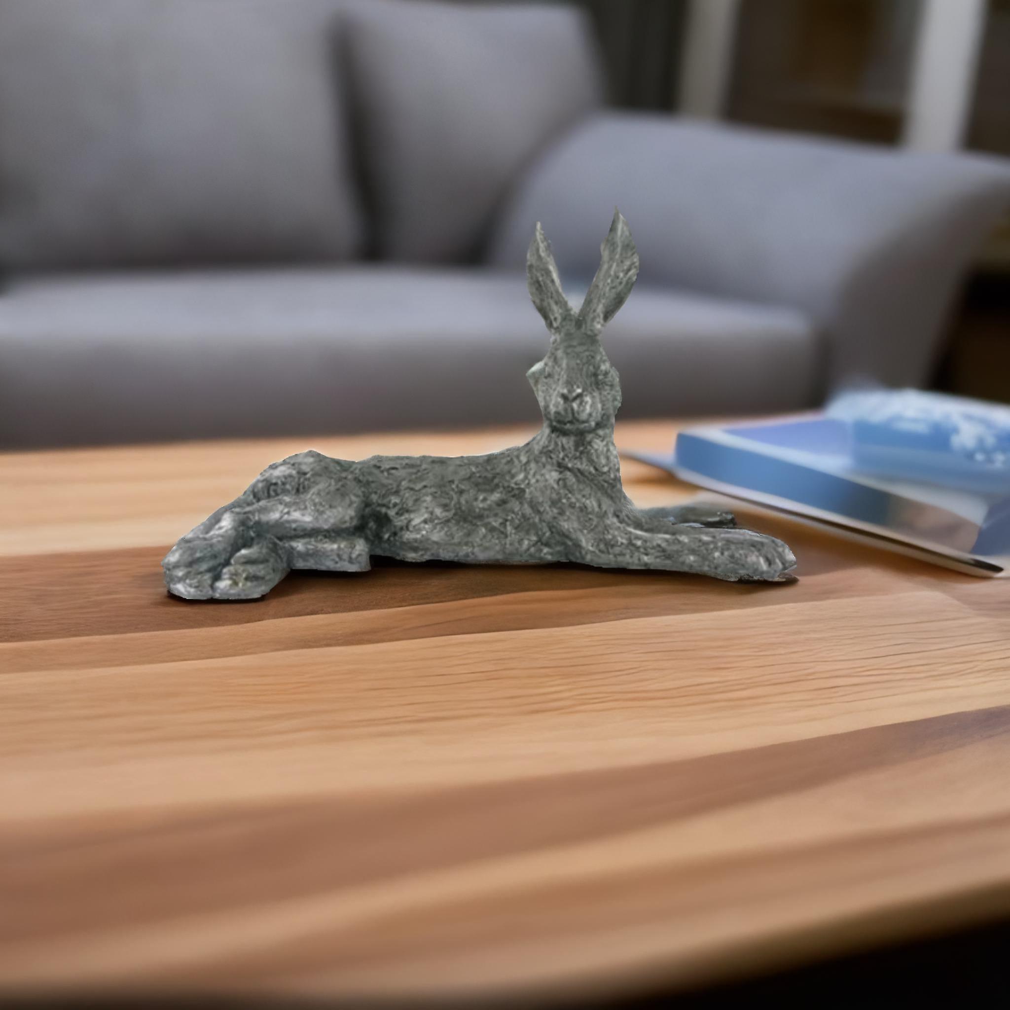 Hare Lying Down Sculptures & Statues