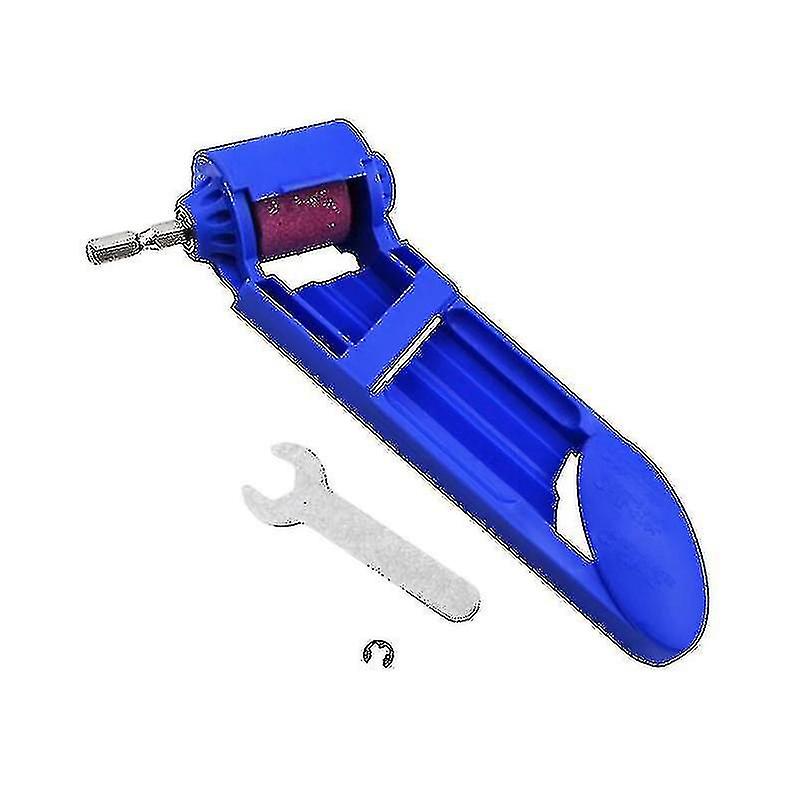 Portable Electric Drill Grinder Electric Twist Drill Bit Grinder (blue)