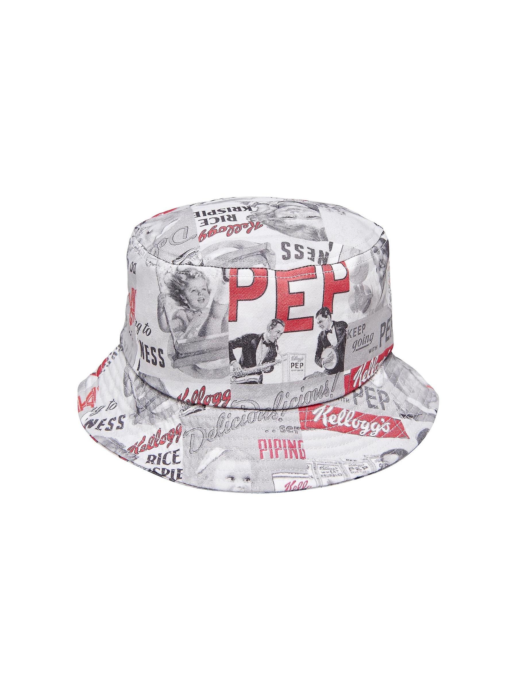 ONLY&SONS Herren Hut Print Design Sommer Bucket Hat lockere Kopfbedeckung