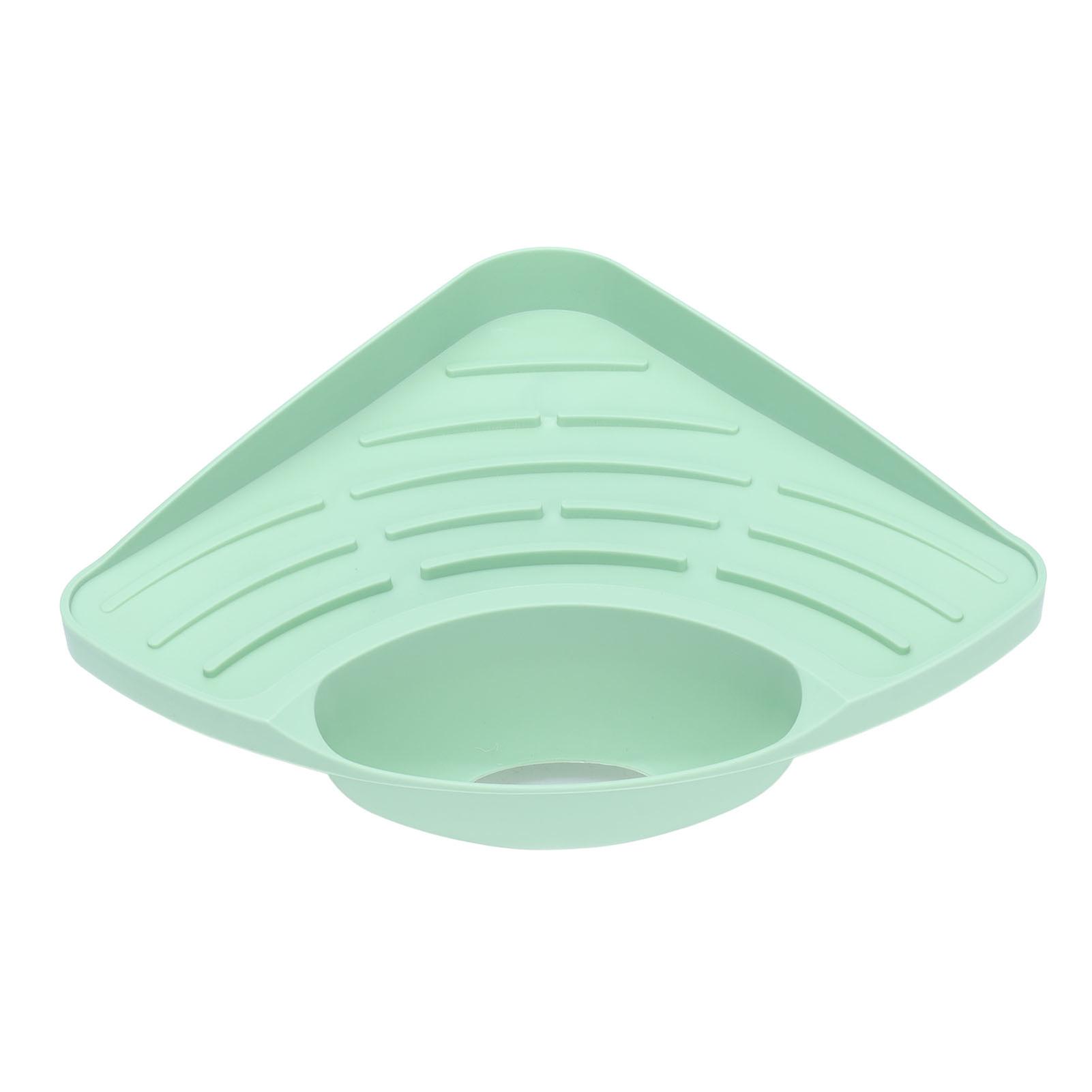 Multifunctional Drain Shelf Convenient Drainage Compact Structure Easy to Install Triangular Sink Storage for Kitchen