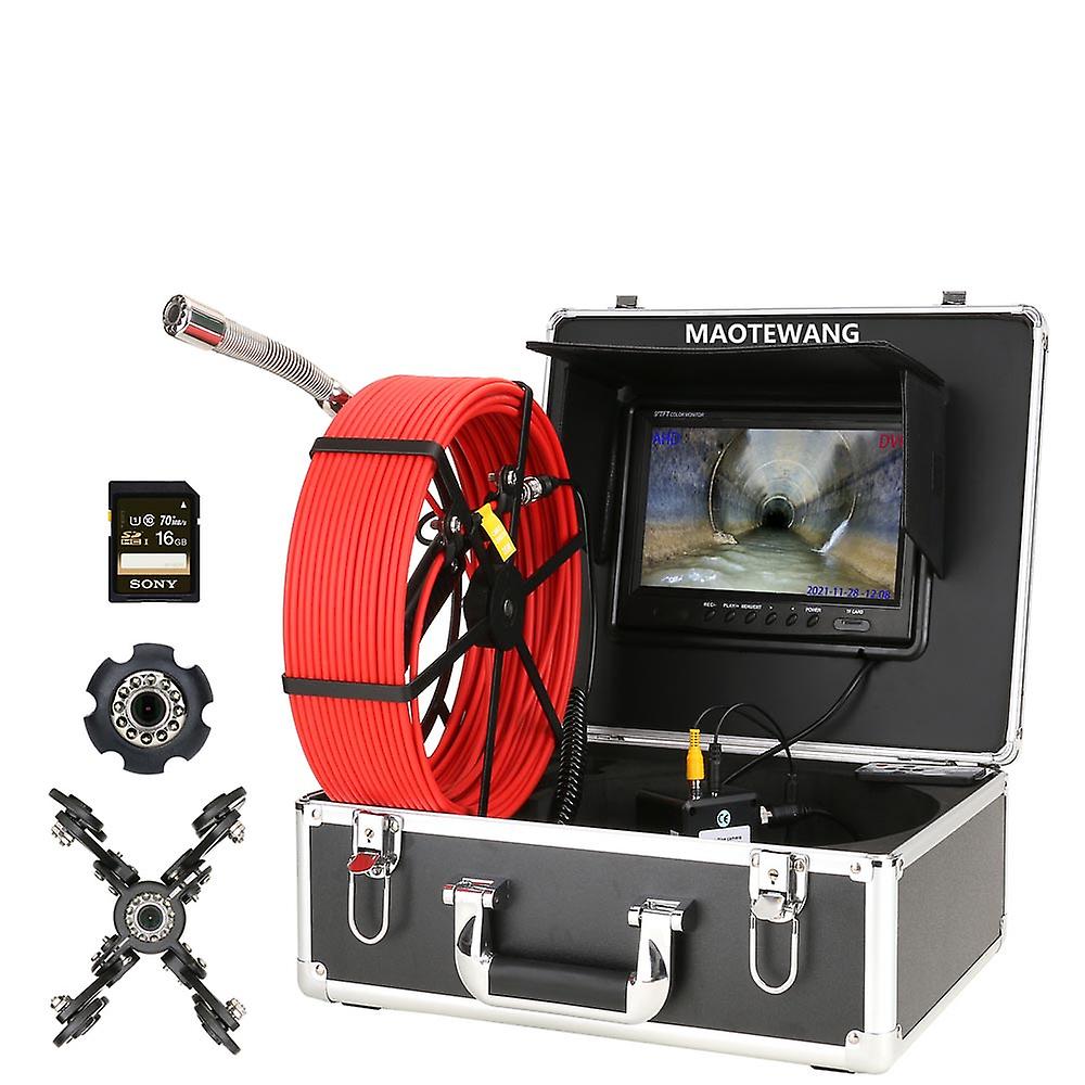 9 Inch Borescope Pipe Inspection Video Camera IP68 AHD Industrial Endoscope